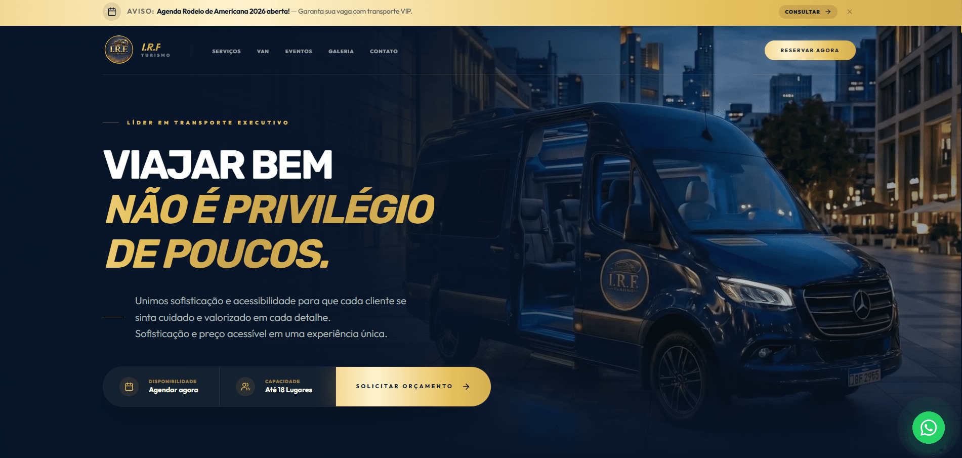 Preview do projeto IRF Turismo